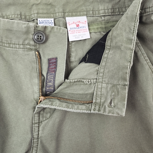 Vintage Lucky Brand Women's Green Embroidered Trim Y2K Pants Size 8 / 29 - Picture 6 of 6